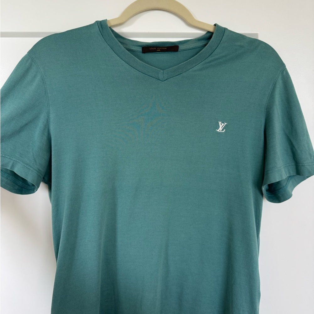 Louis Vuitton Green Short Sleeve Tee